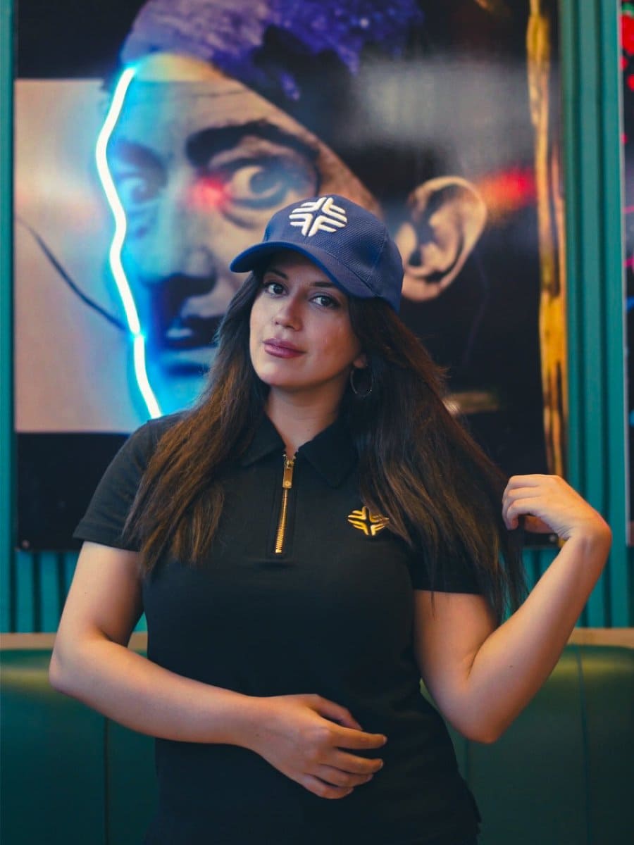 Deep Cobalt Blue 3D Flex Logo Cap Flex Clothing