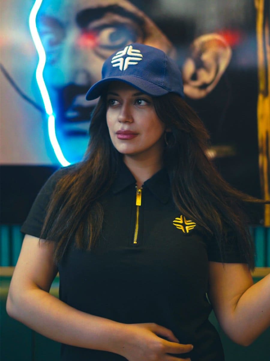 Deep Cobalt Blue 3D Flex Logo Cap Flex Clothing