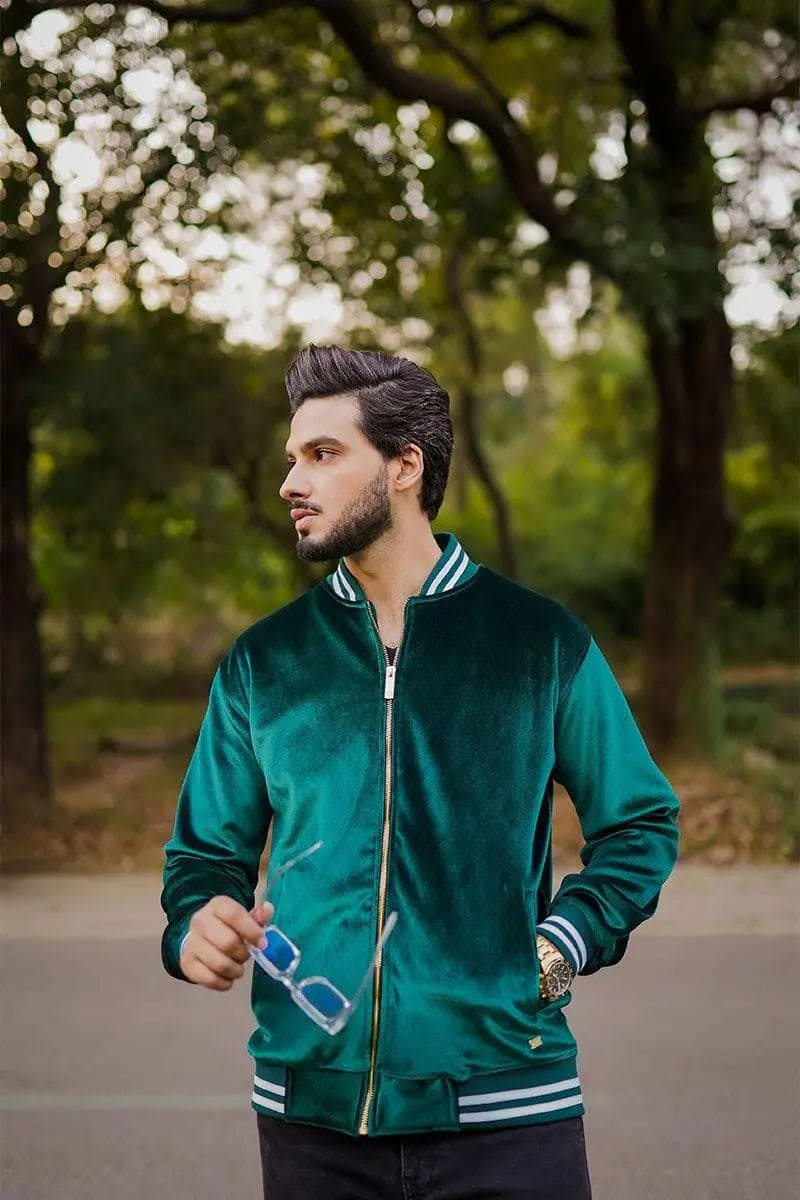 Emerald Luxe Jacket - Flex Clothing