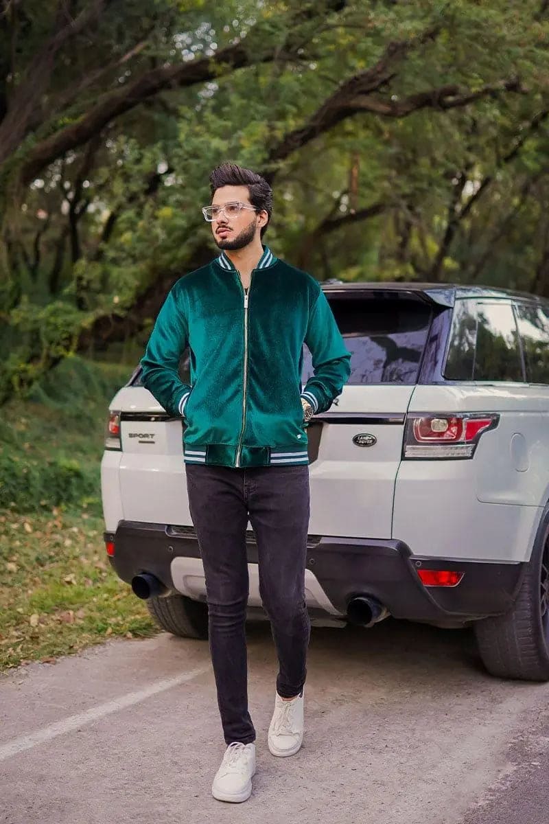 Emerald Luxe Jacket - Flex Clothing