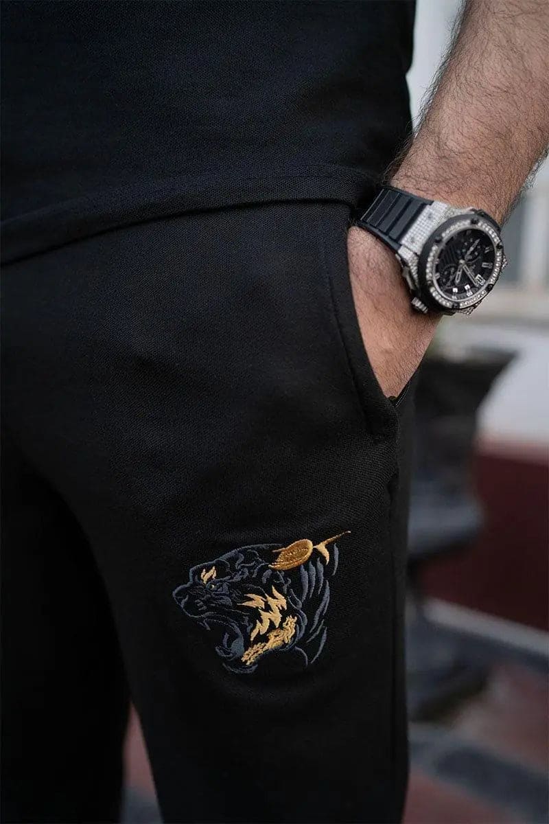 Fierce Lion Black Twin Set - Flex Clothing