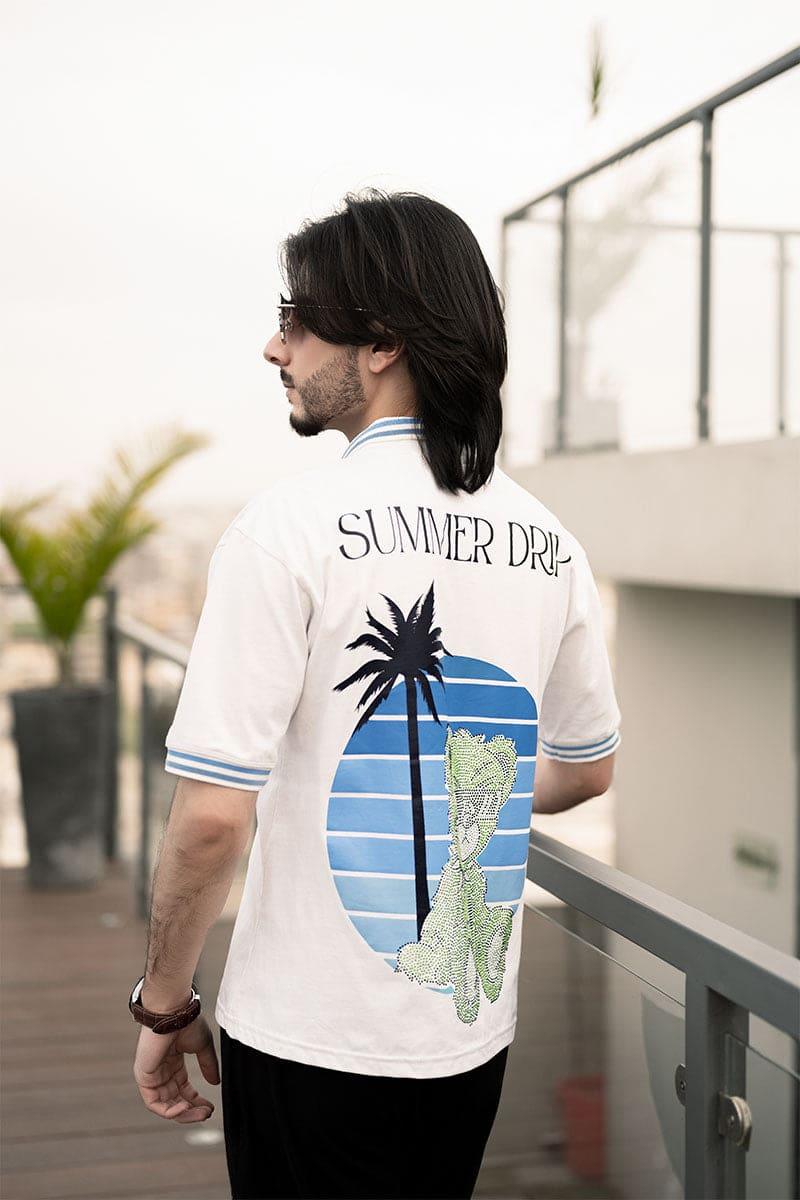 Rhinestone Summer Drip Twin Set - Flex Clothing