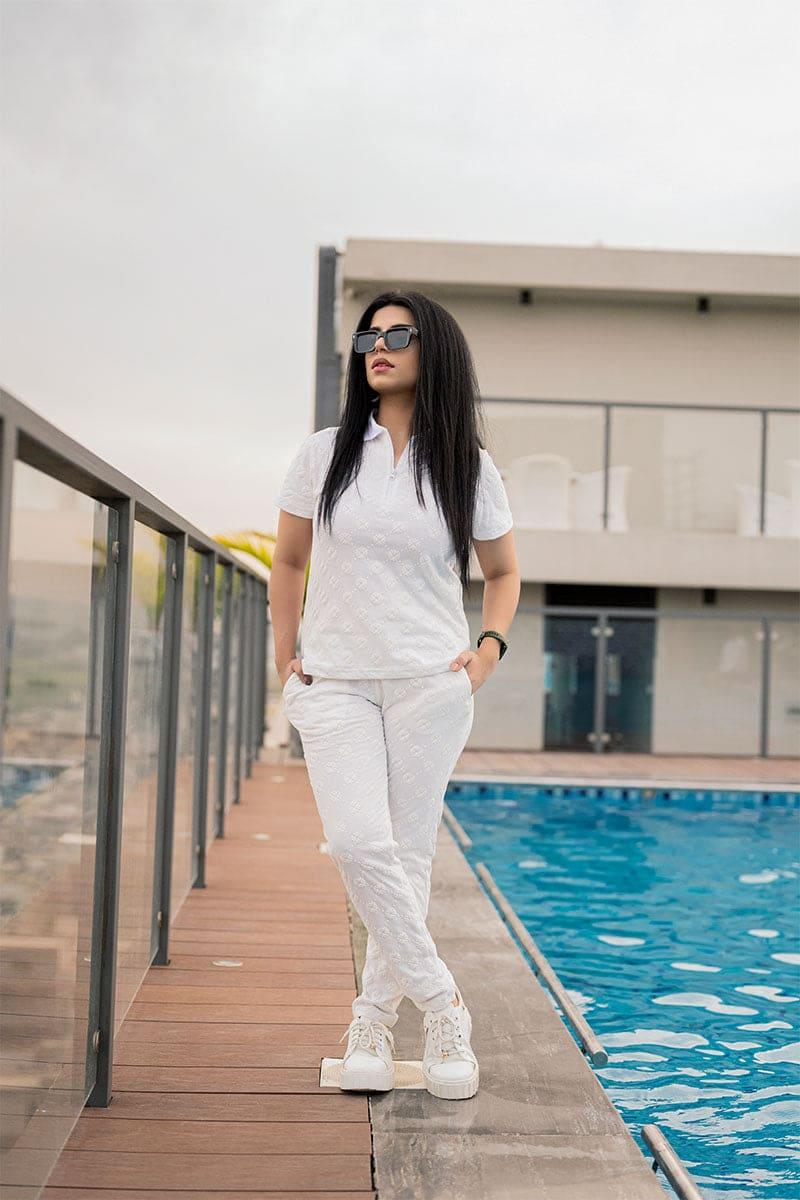 Flex 3D Pattern 2.0 (White) Twin Set - Flex Clothing