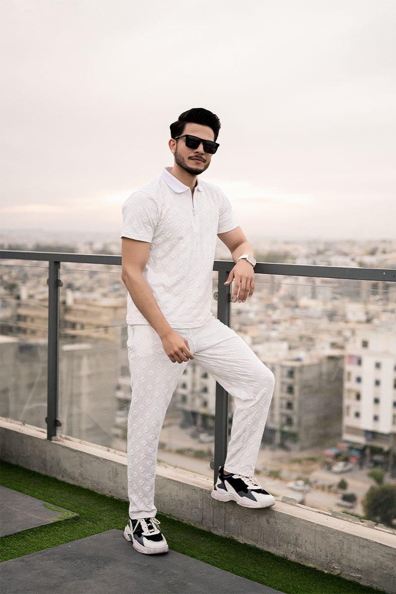 Flex 3D Pattern 2.0 (White) Twin Set - Flex Clothing