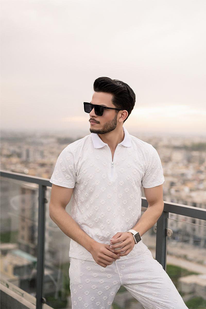 Flex 3D Pattern 2.0 (White) Twin Set - Flex Clothing