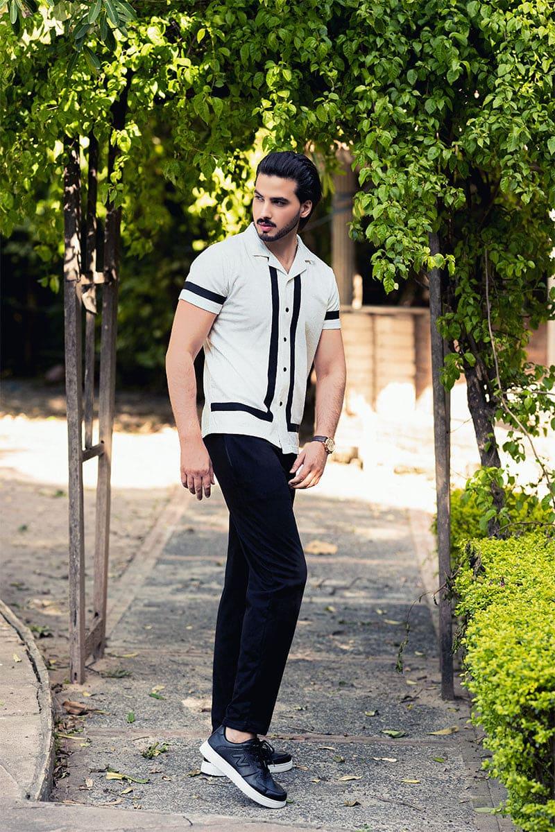 White & Black Chic Twin Set - Flex Clothing