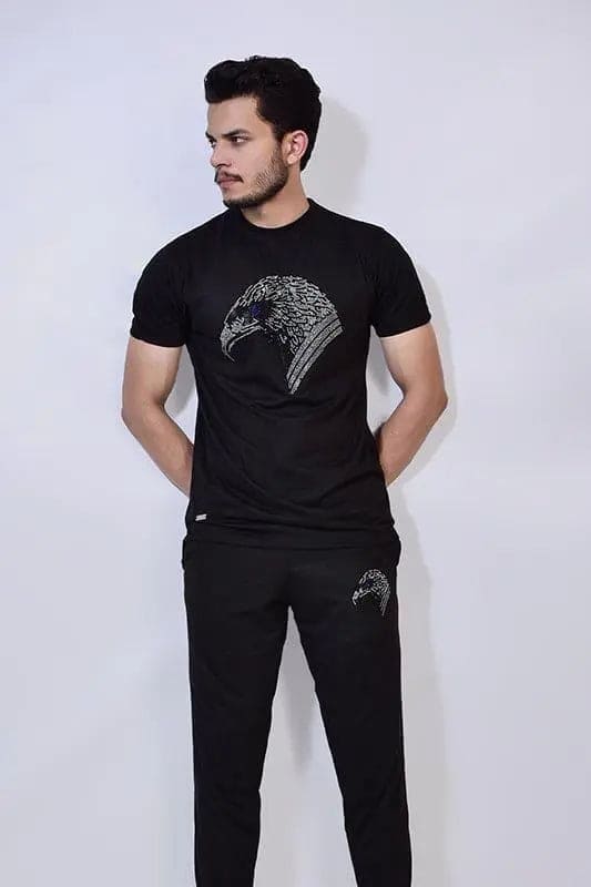 Rhinestone Eagle Twin Set - Flex Clothing