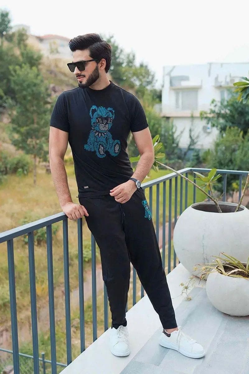 Rhinestone Rebel Teddy Twin Set - Flex Clothing