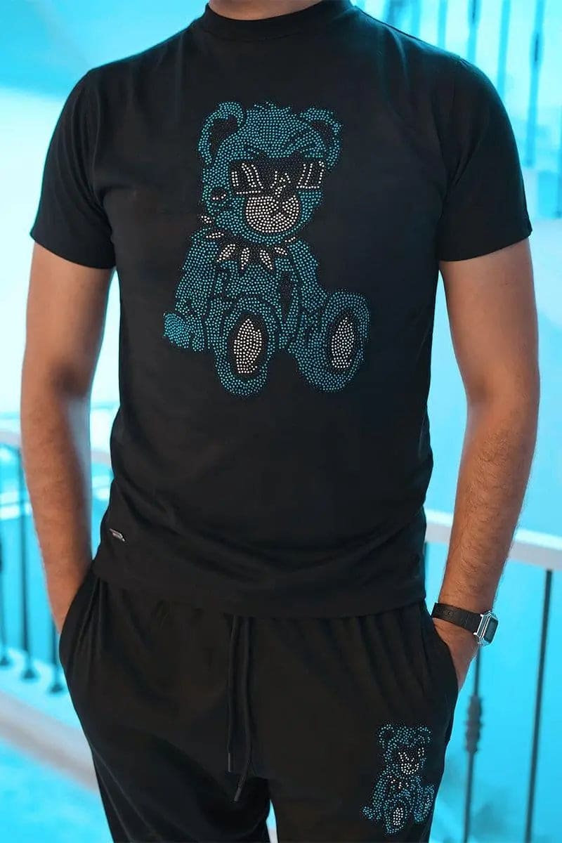 Rhinestone Rebel Teddy Twin Set - Flex Clothing