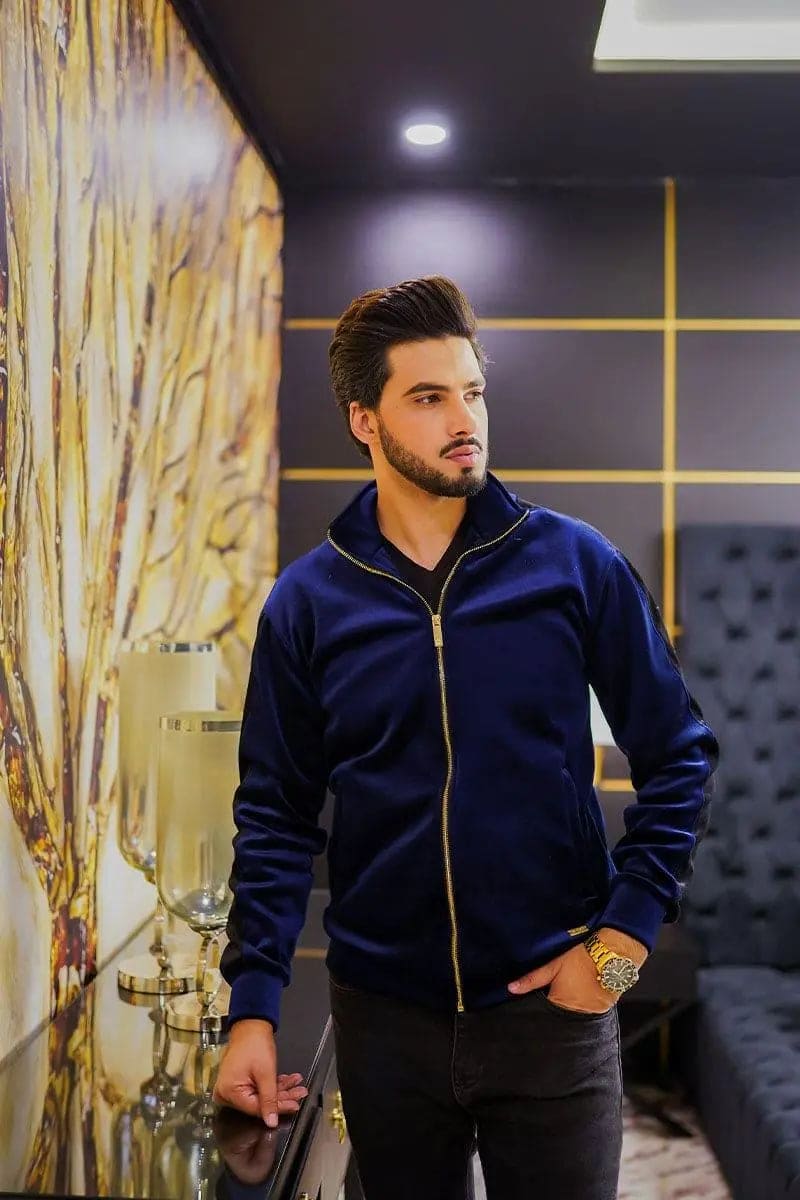 Royale Blue Luxe Jacket - Flex Clothing