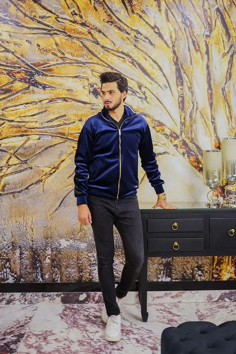 Royale Blue Luxe Jacket - Flex Clothing